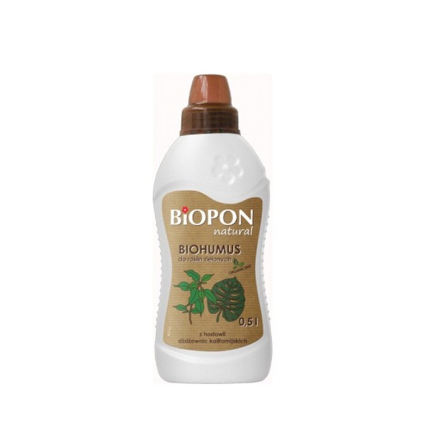 Biohumus nawóz do roślin zielonych Biopon 0,5L